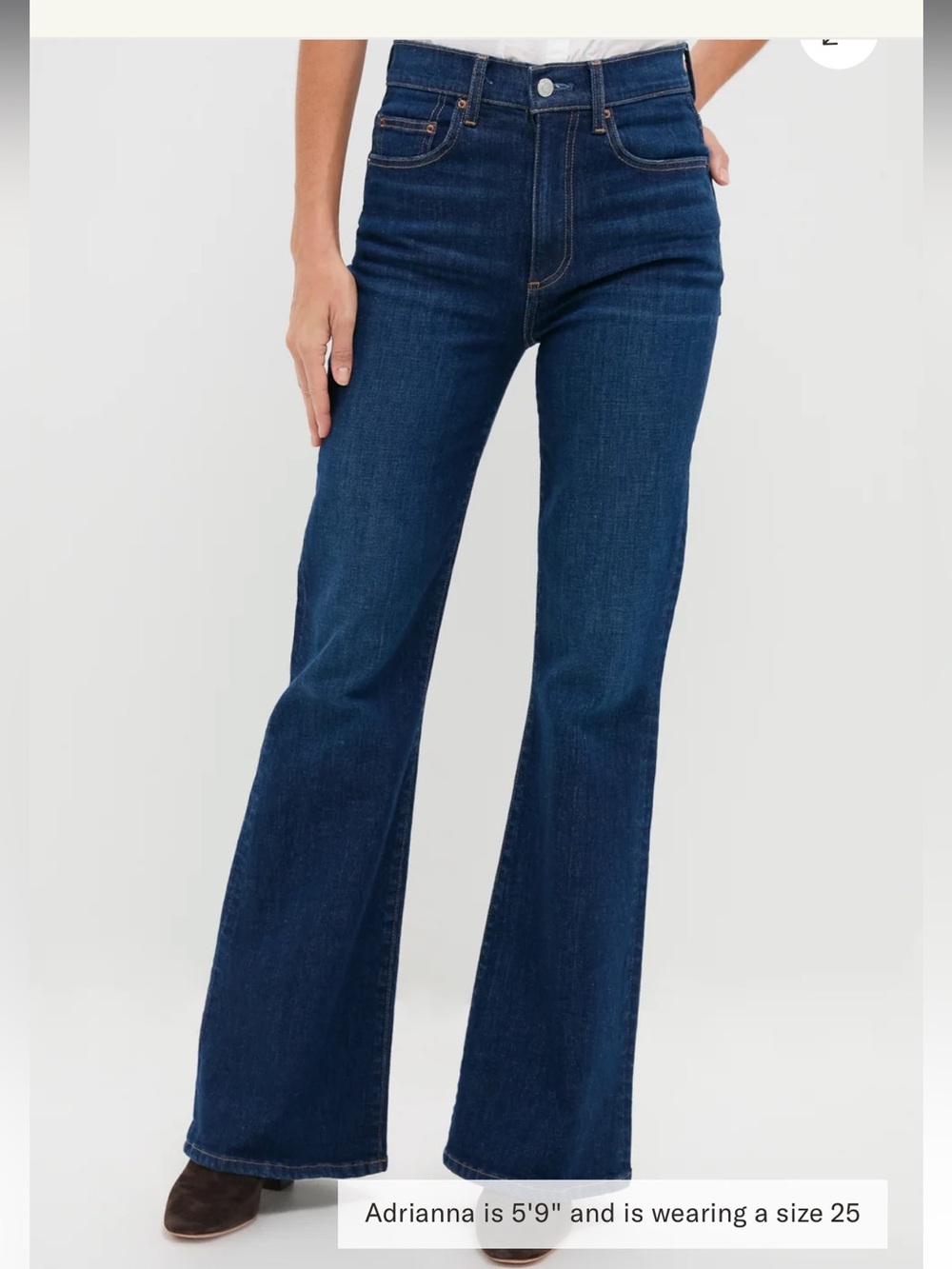 Zoe Gigi High Rise Skinny Flare size 27